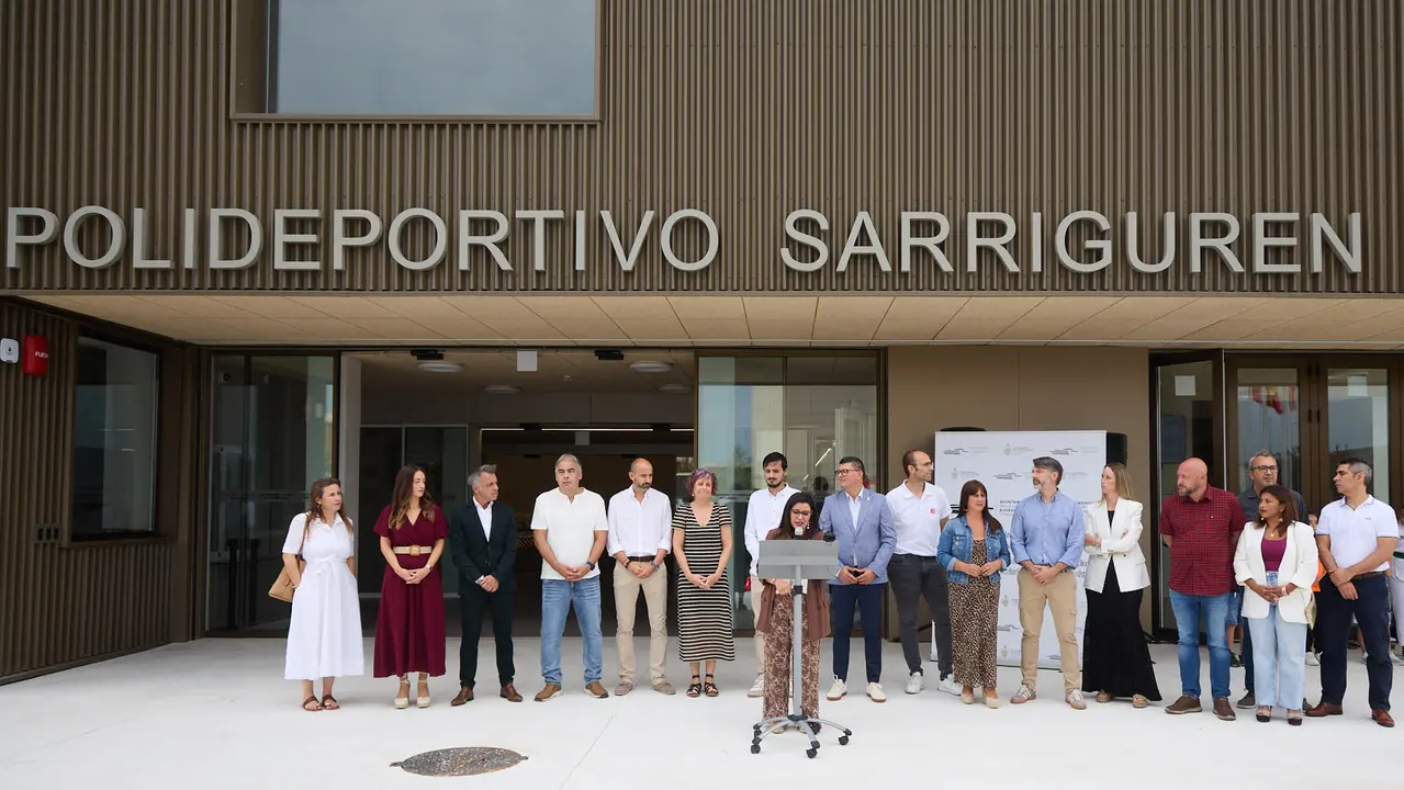 Inauguración del Polideportivo de Sarriguren. IÑIGO ALZUGARAY
