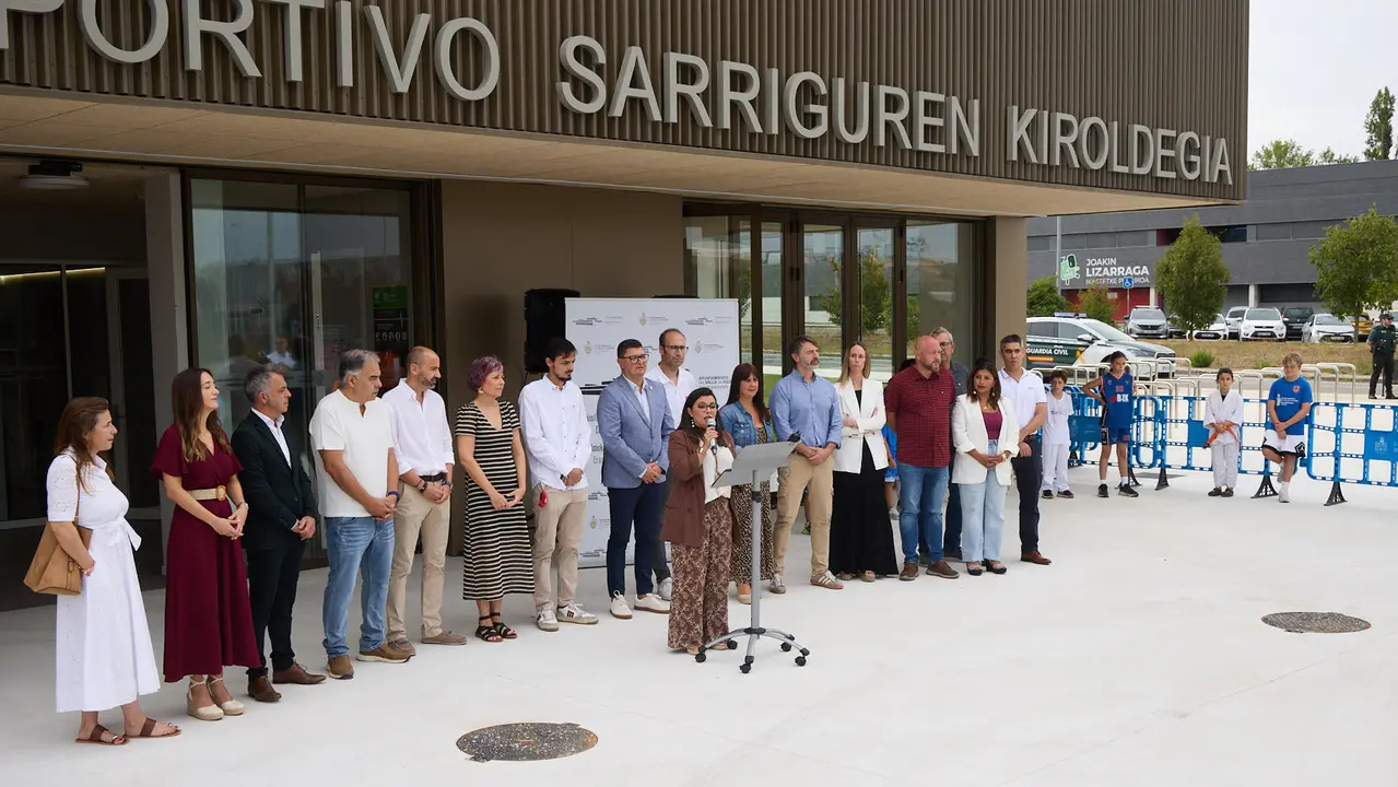 Inauguración del Polideportivo de Sarriguren. IÑIGO ALZUGARAY