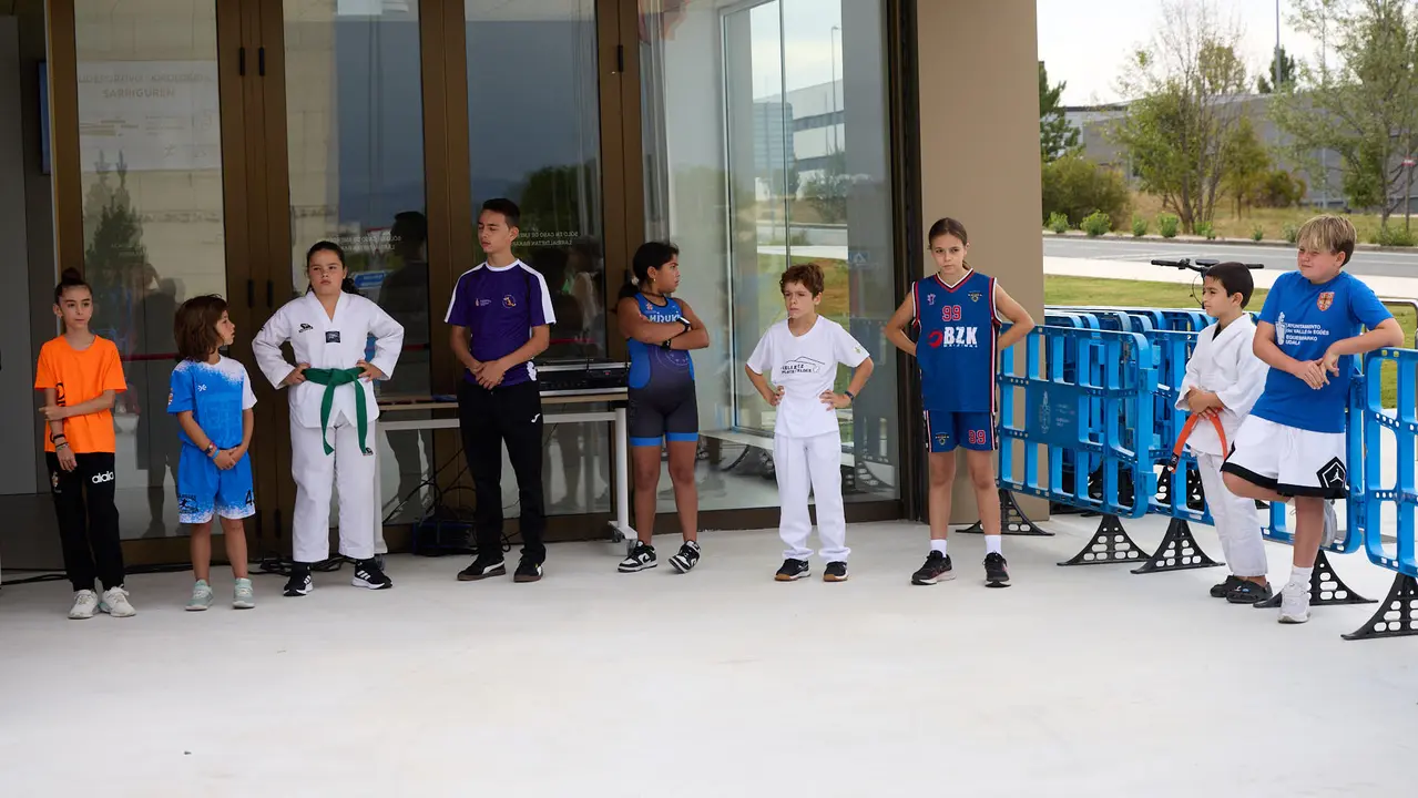 Inauguración del Polideportivo de Sarriguren. IÑIGO ALZUGARAY