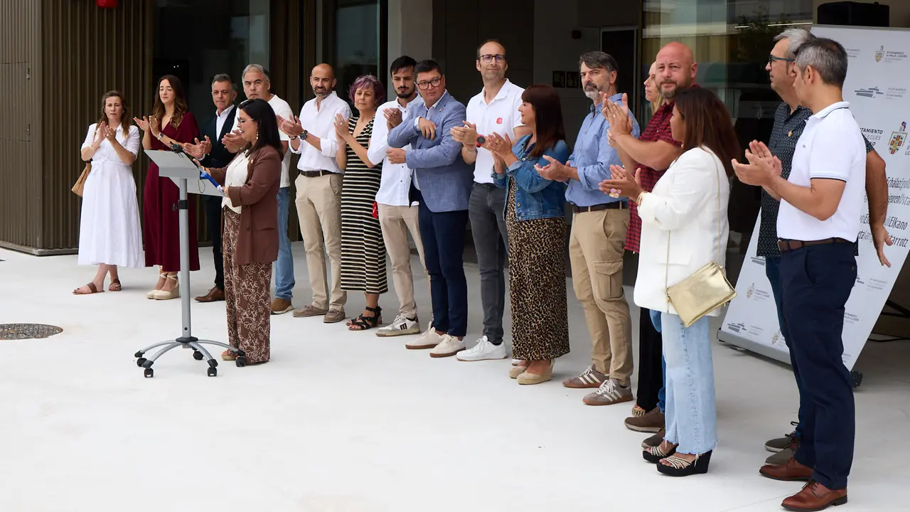 Inauguración del Polideportivo de Sarriguren. IÑIGO ALZUGARAY