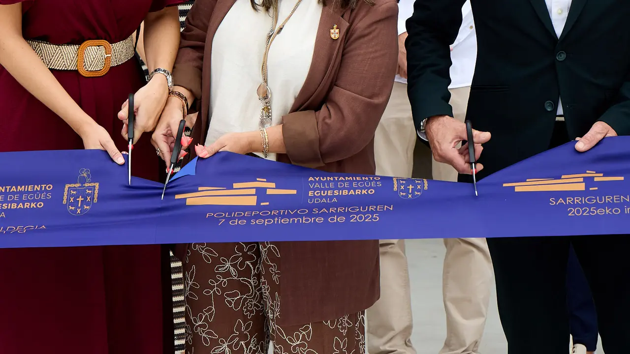 Inauguración del Polideportivo de Sarriguren. IÑIGO ALZUGARAY