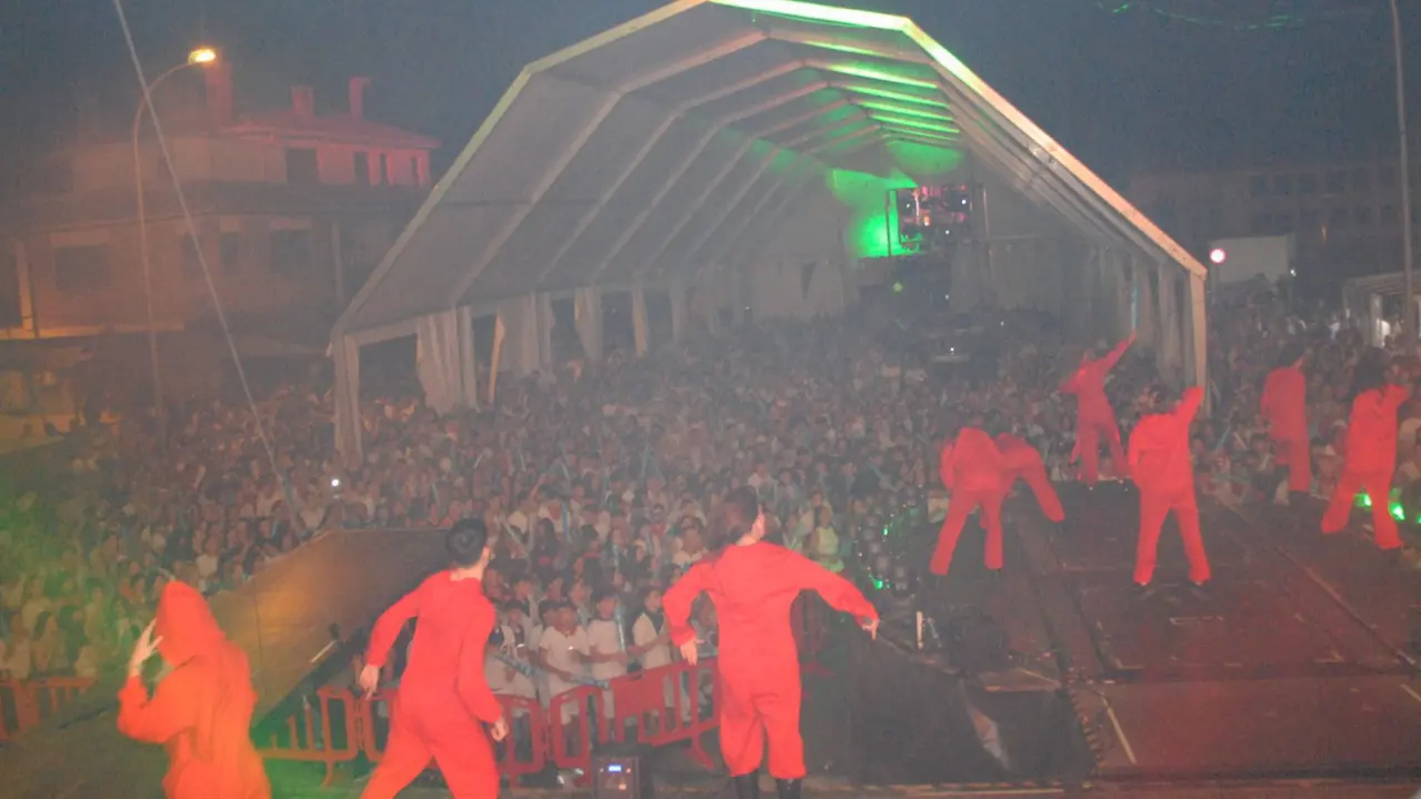 La Orquesta La Misión ha trinfado durante las fiestas de Caparroso. AMAYA LUQUI