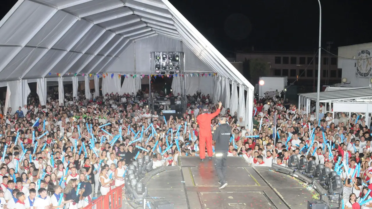 La Orquesta La Misión ha trinfado durante las fiestas de Caparroso. AMAYA LUQUI