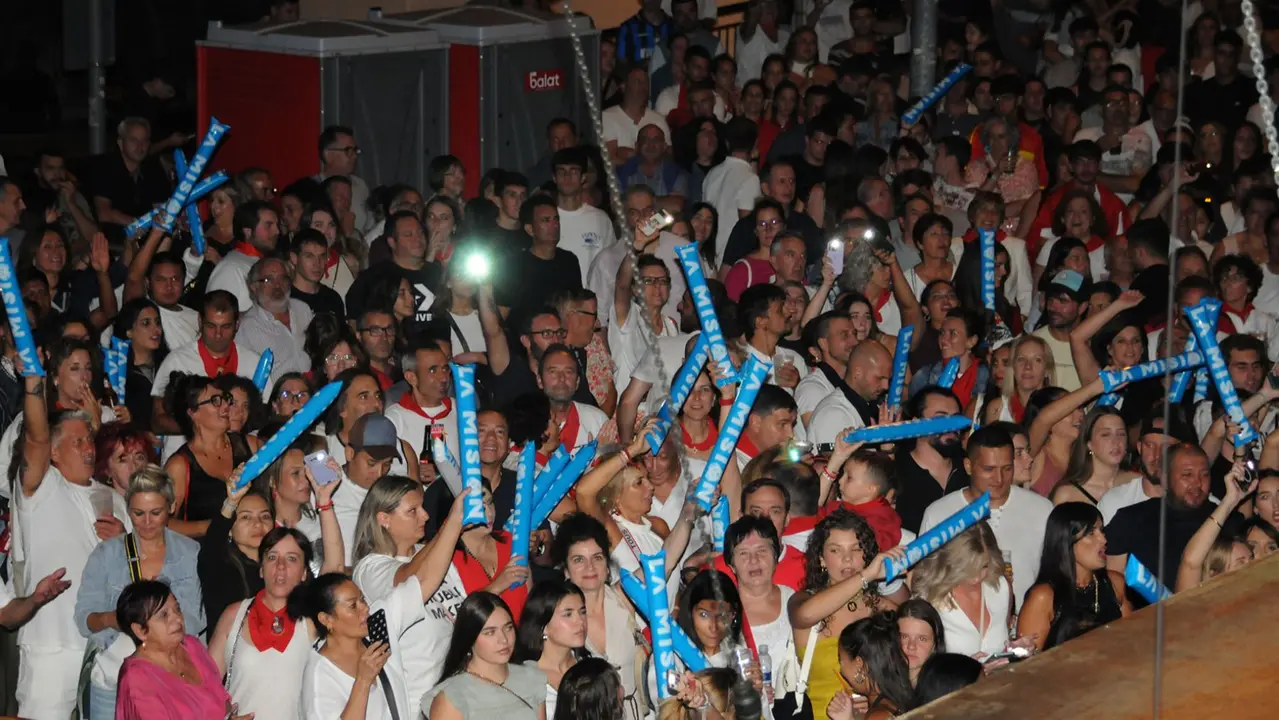 La Orquesta La Misión ha trinfado durante las fiestas de Caparroso. AMAYA LUQUI