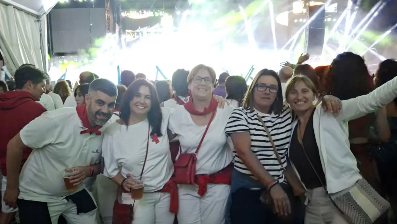 La Orquesta La Misión ha trinfado durante las fiestas de Caparroso. AMAYA LUQUI
