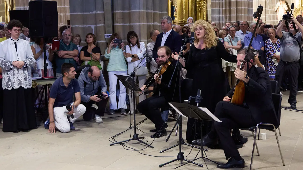 Acto institucional con motivo del Privilegio de la Unión en la Catedral de Pamplona. IÑIGO ALZUGARAY