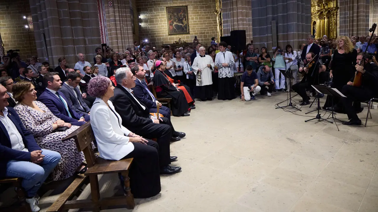 Acto institucional con motivo del Privilegio de la Unión en la Catedral de Pamplona. IÑIGO ALZUGARAY