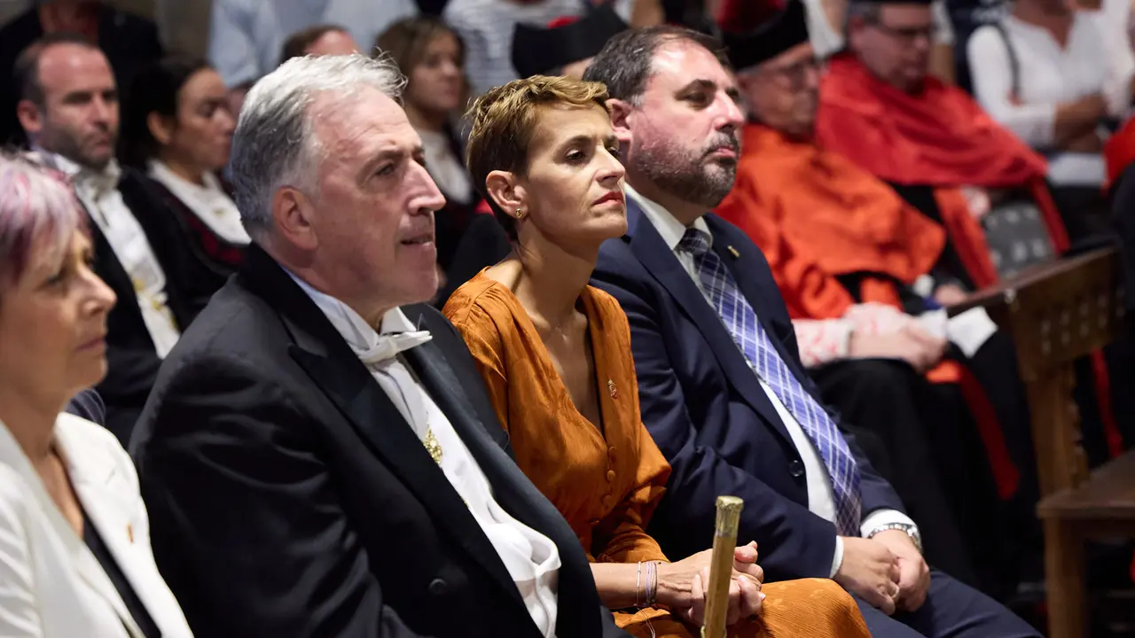 Acto institucional con motivo del Privilegio de la Unión en la Catedral de Pamplona. IÑIGO ALZUGARAY