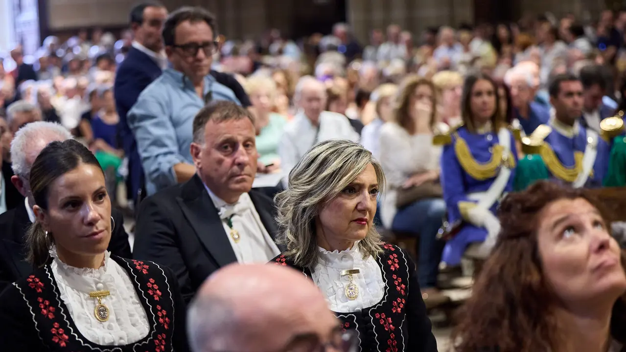 Acto institucional con motivo del Privilegio de la Unión en la Catedral de Pamplona. IÑIGO ALZUGARAY