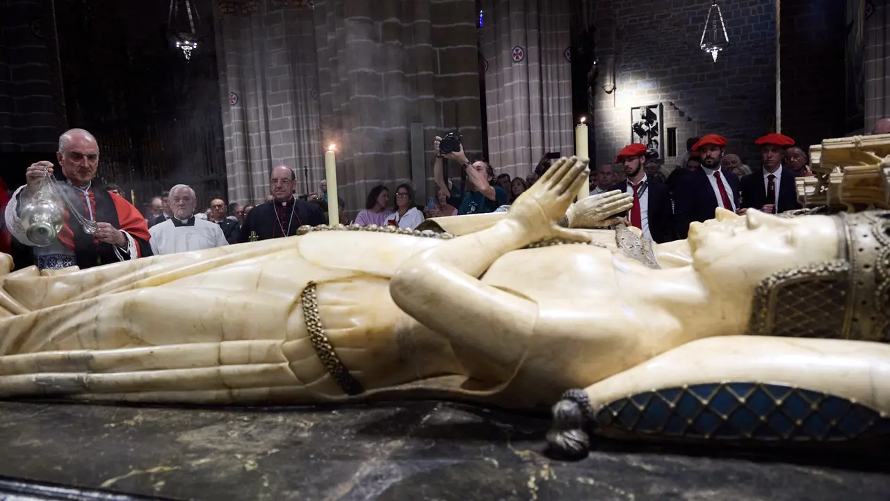 Acto institucional con motivo del Privilegio de la Unión en la Catedral de Pamplona. IÑIGO ALZUGARAY