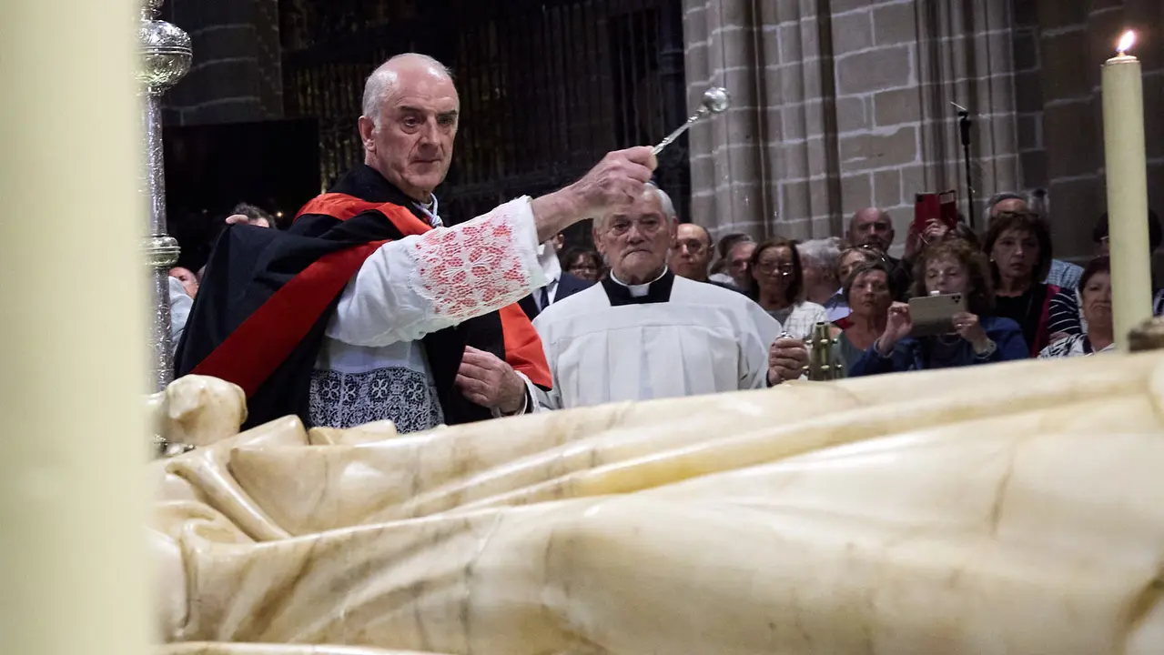 Acto institucional con motivo del Privilegio de la Unión en la Catedral de Pamplona. IÑIGO ALZUGARAY