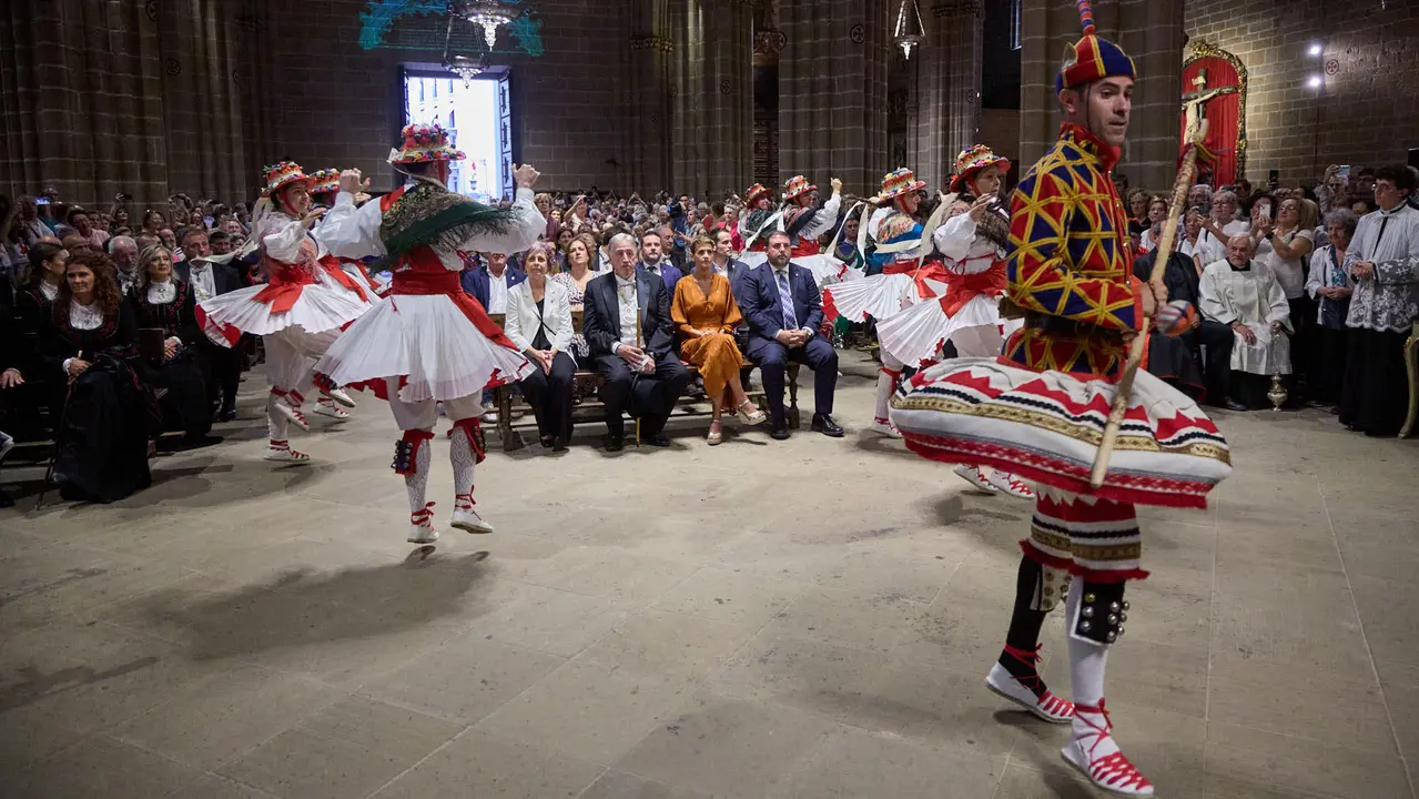 Acto institucional con motivo del Privilegio de la Unión en la Catedral de Pamplona. IÑIGO ALZUGARAY