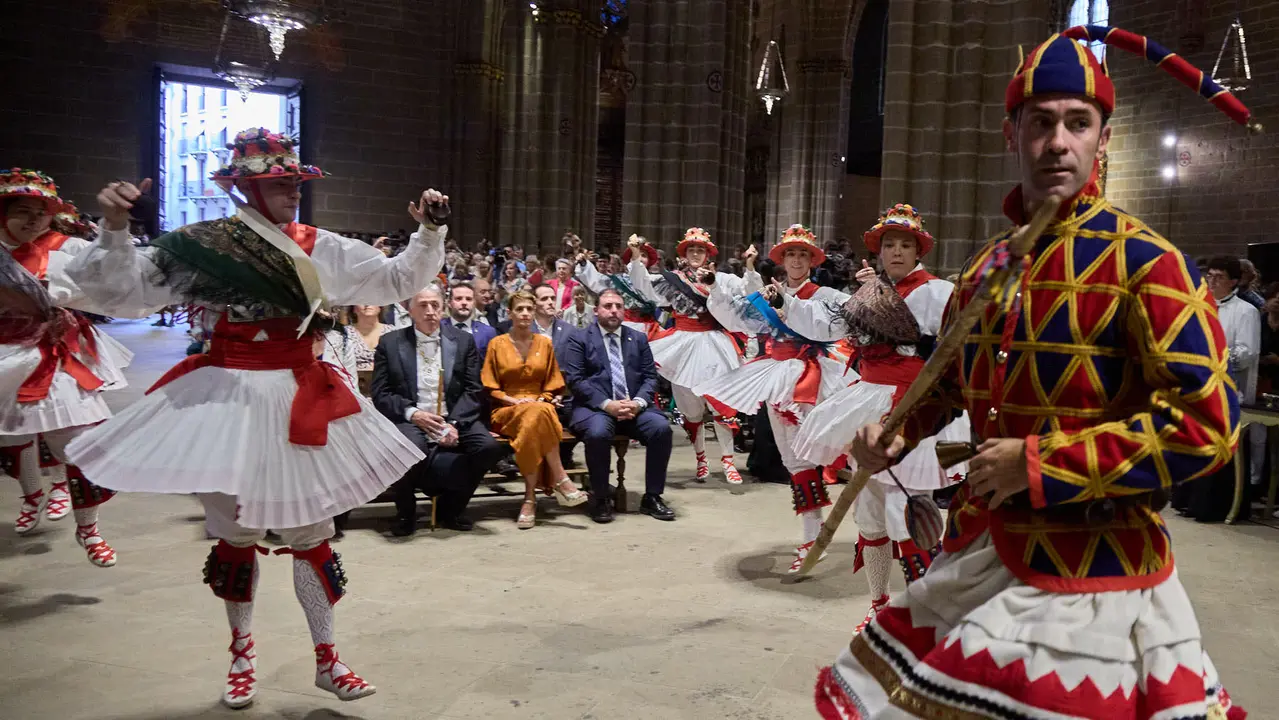 Acto institucional con motivo del Privilegio de la Unión en la Catedral de Pamplona. IÑIGO ALZUGARAY