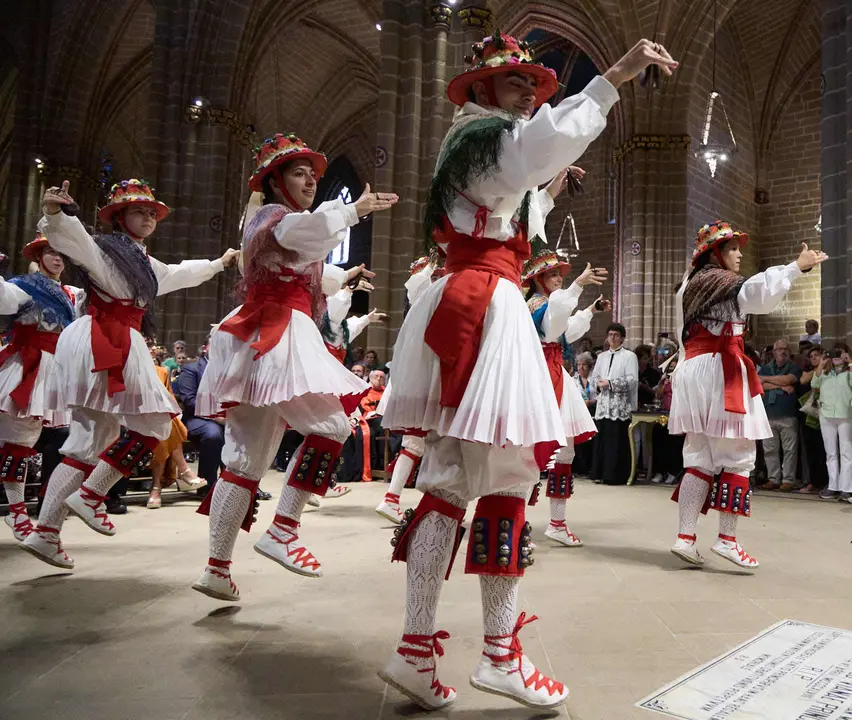 Acto institucional con motivo del Privilegio de la Unión en la Catedral de Pamplona. IÑIGO ALZUGARAY