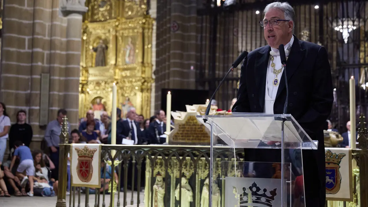 Acto institucional con motivo del Privilegio de la Unión en la Catedral de Pamplona. IÑIGO ALZUGARAY