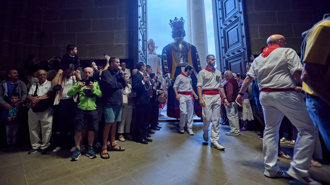 Acto institucional con motivo del Privilegio de la Unión en la Catedral de Pamplona. IÑIGO ALZUGARAY