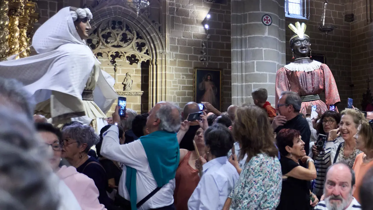 Acto institucional con motivo del Privilegio de la Unión en la Catedral de Pamplona. IÑIGO ALZUGARAY