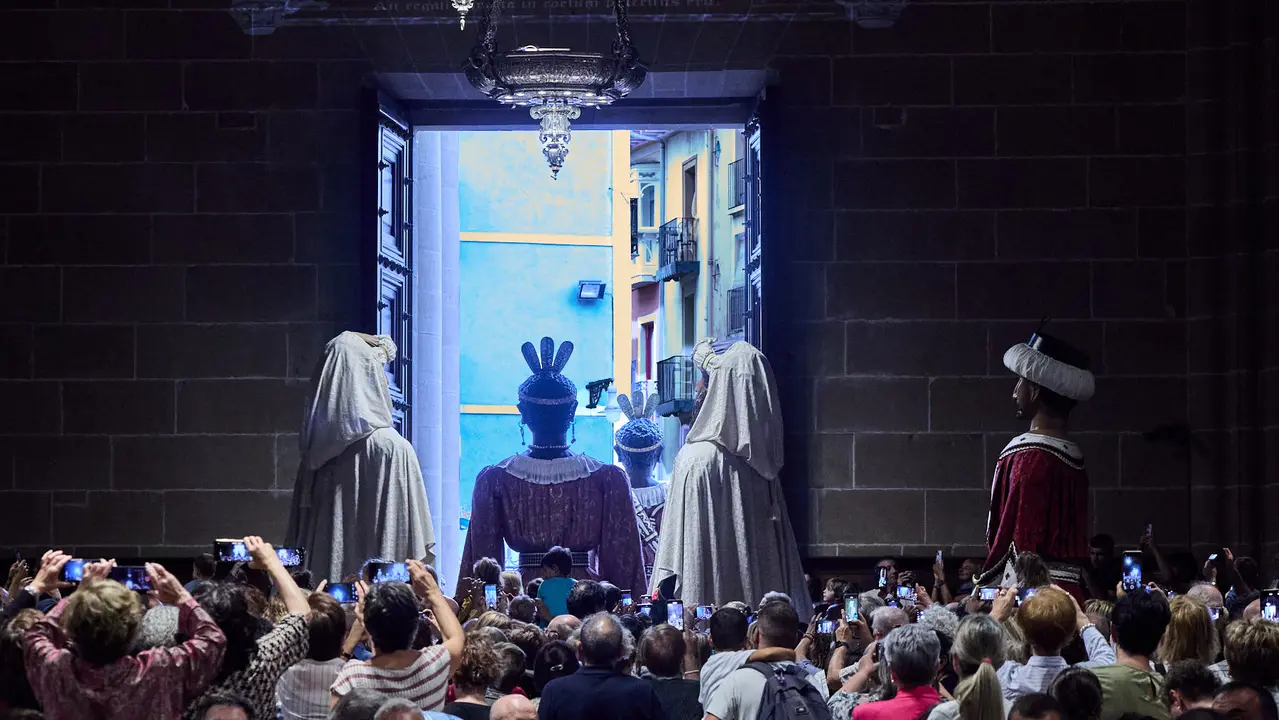 Acto institucional con motivo del Privilegio de la Unión en la Catedral de Pamplona. IÑIGO ALZUGARAY