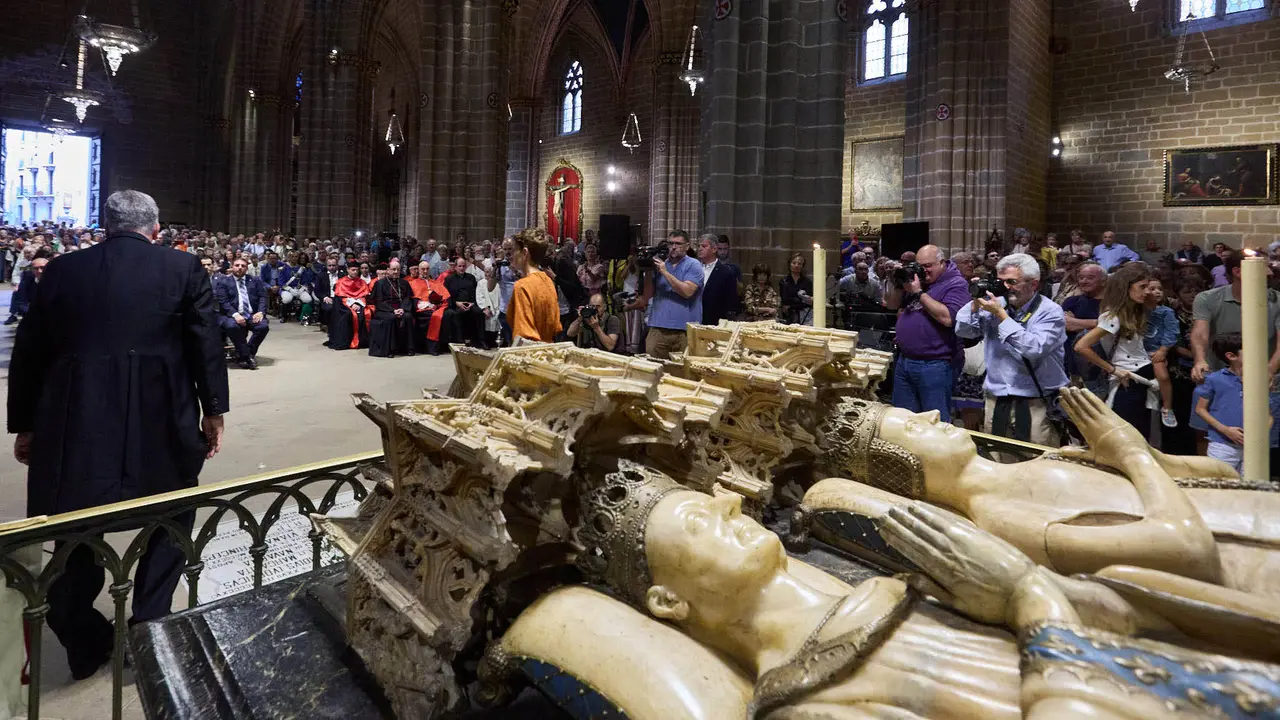 Acto institucional con motivo del Privilegio de la Unión en la Catedral de Pamplona. IÑIGO ALZUGARAY