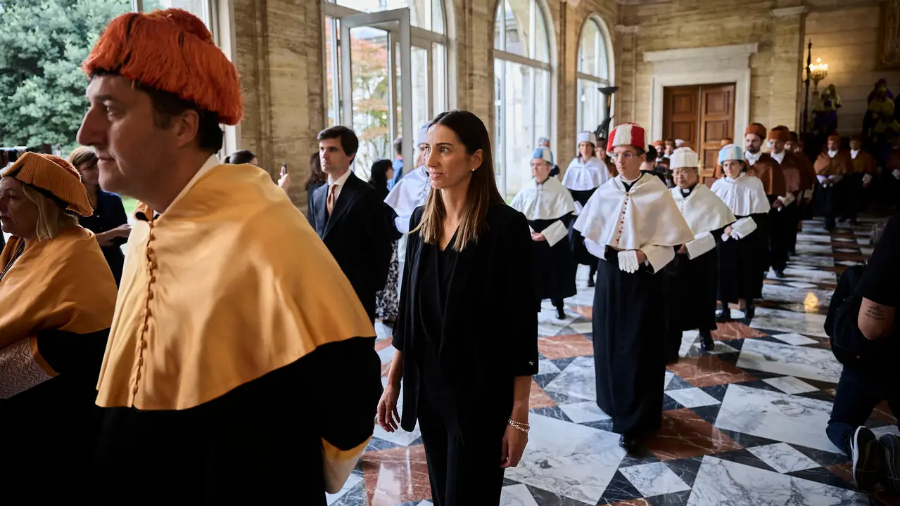 La Universidad de Navarra celebra el acto de apertura del curso 2025-26. PABLO LASAOSA