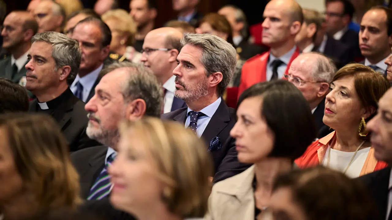 La Universidad de Navarra celebra el acto de apertura del curso 2025-26. PABLO LASAOSA