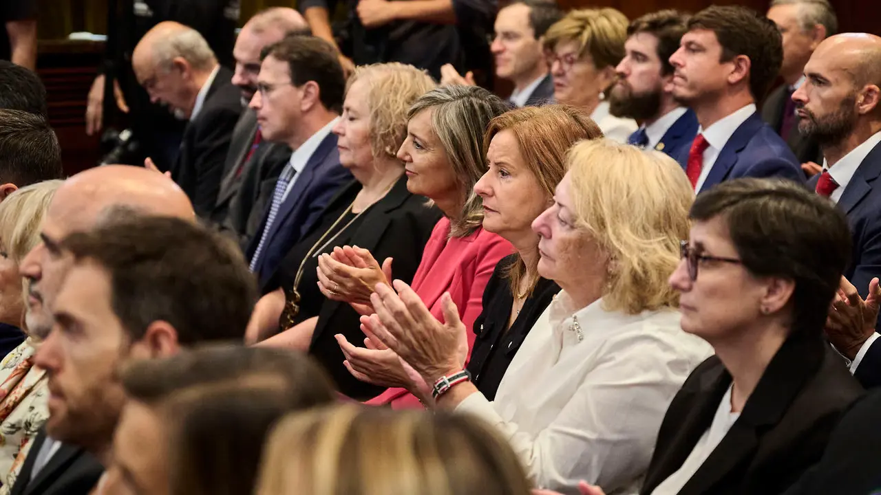 La Universidad de Navarra celebra el acto de apertura del curso 2025-26. PABLO LASAOSA