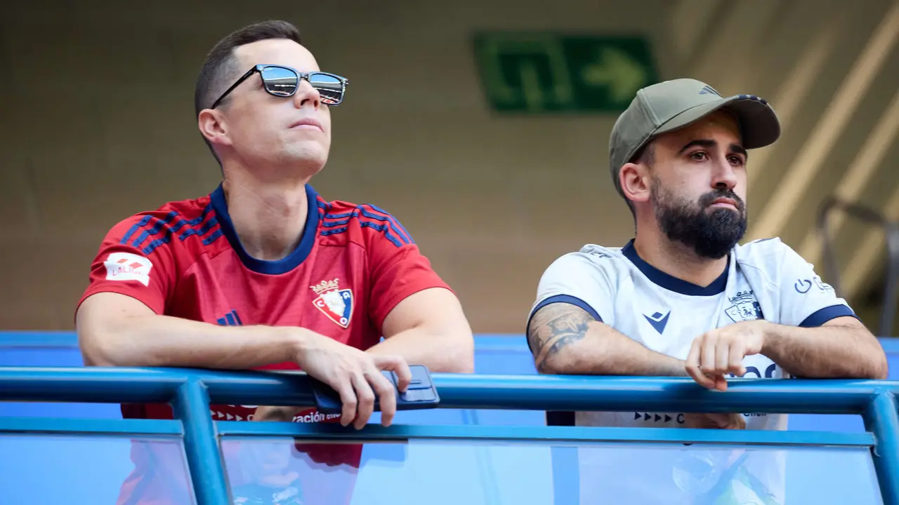 La grada del estadio de El Sadar durante el partido de La Liga EA Sports entre CA Osasuna y Rayo Vallecano disputado en Pamplona. IÑIGO ALZUGARAY