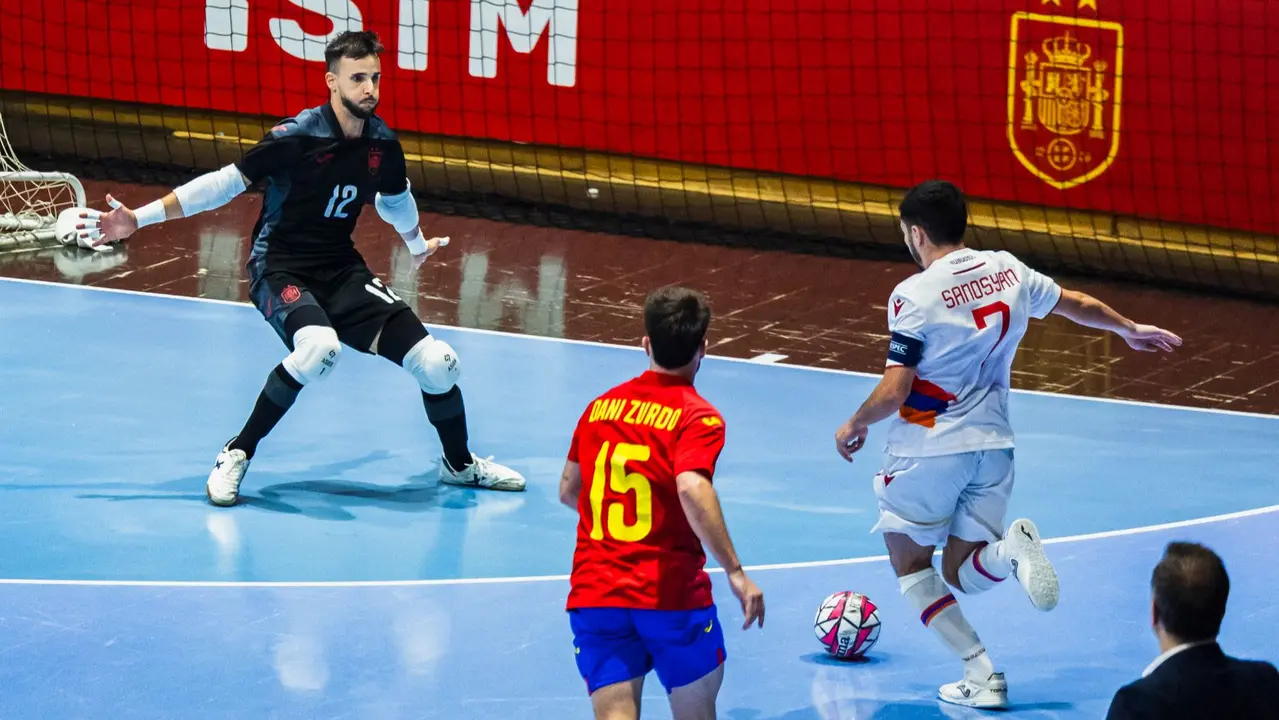 Partido España vs Armenia en Anaitasuna. CEDIDA
