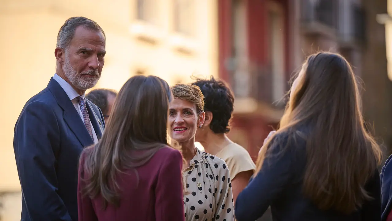La Princesa Leonor, acompañada de los Reyes Felipe y Letizia, inicia en el Palacio de Navarra una visita a la Comunidad foral que se prolongará durante el viernes y el sábado.
PABLO LASAOSA