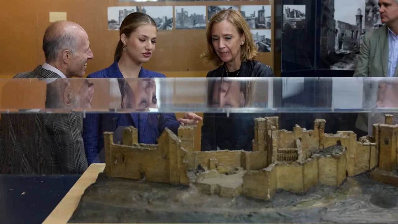 Segunda jornada de la visita de la Princesa Leonor y los Reyes Felipe VI y Letizia a Navarra en el Palacio Real de Olite. GOBIERNO DE NAVARRA