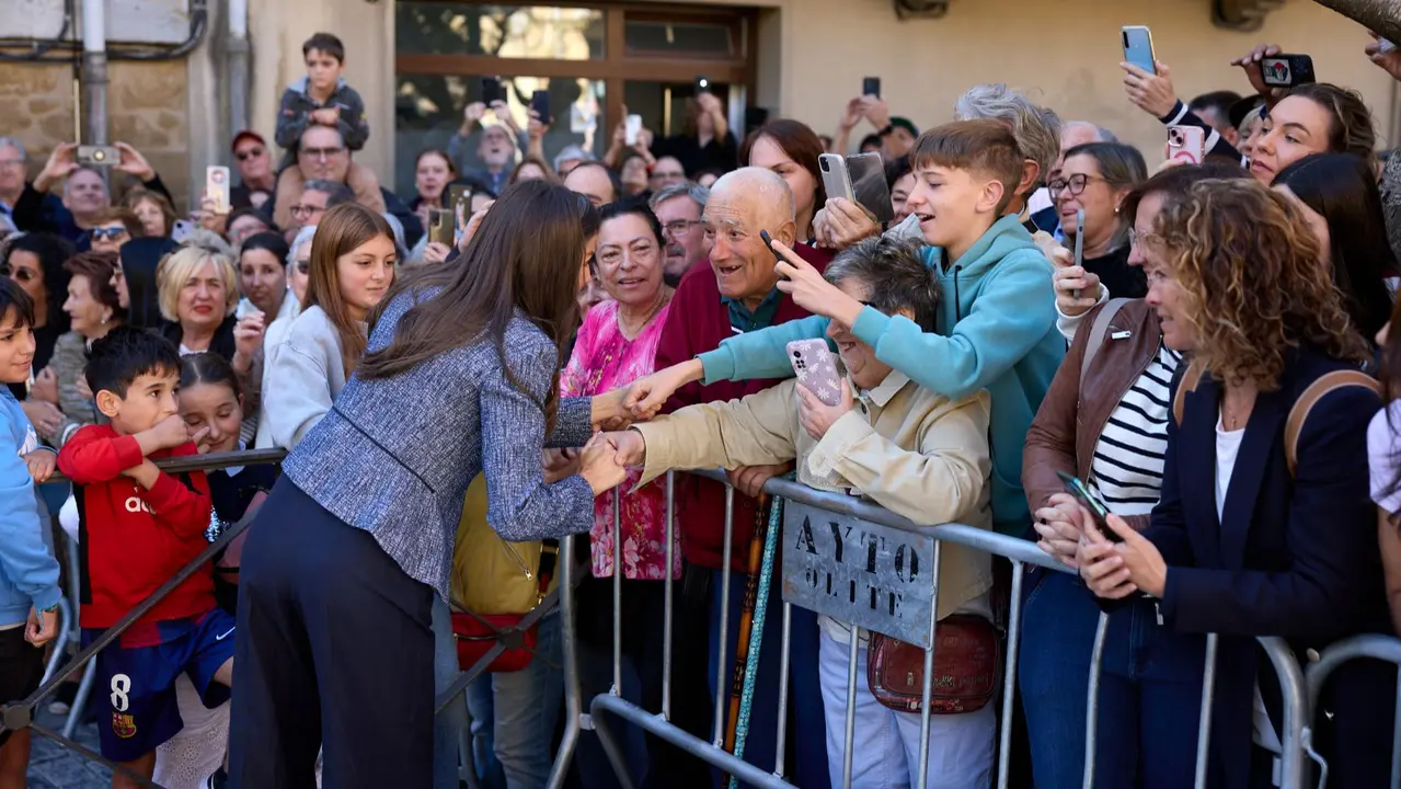 Segunda jornada de la visita de la Princesa Leonor y los Reyes Felipe VI y Letizia a Navarra en el Palacio Real de Olite. GOBIERNO DE NAVARRA
