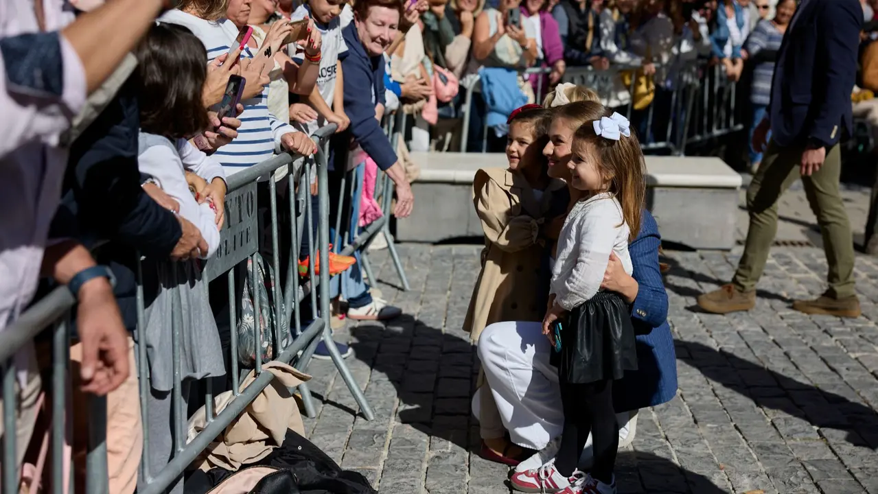 Segunda jornada de la visita de la Princesa Leonor y los Reyes Felipe VI y Letizia a Navarra en el Palacio Real de Olite. GOBIERNO DE NAVARRA