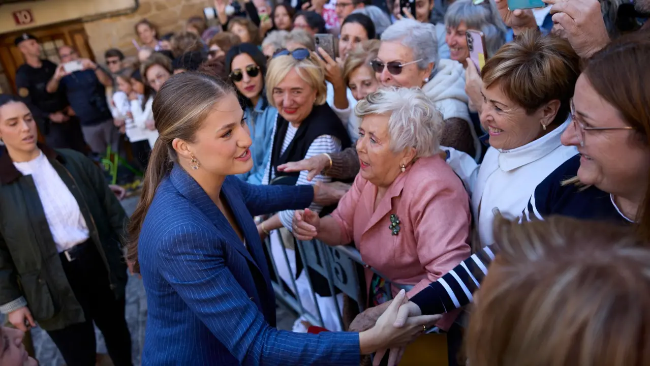 Segunda jornada de la visita de la Princesa Leonor y los Reyes Felipe VI y Letizia a Navarra en el Palacio Real de Olite. GOBIERNO DE NAVARRA