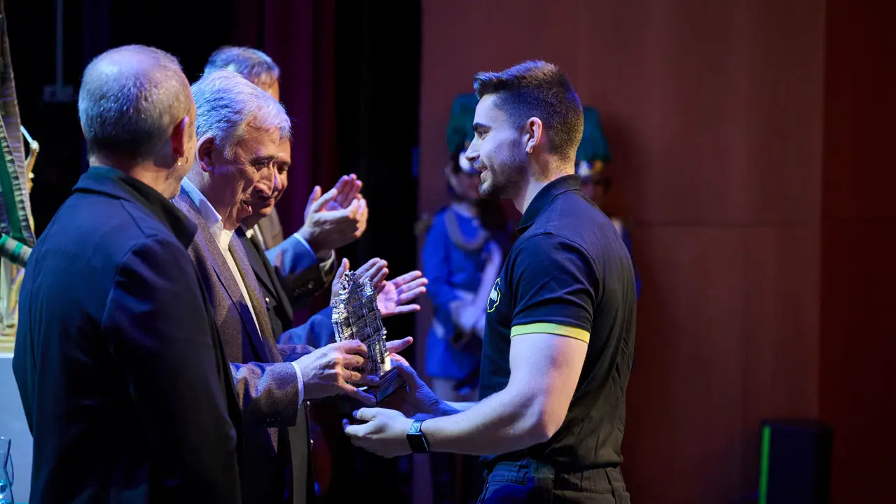 Acto institucional con motivo de la festividad de San Miguel, patrón de la Policía Municipal de Pamplona, en el que se entregarán medallas de servicios distinguidos, felicitaciones públicas y reconocimientos ciudadanos. PABLO LASAOSA