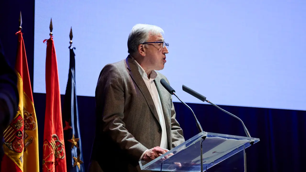 Acto institucional con motivo de la festividad de San Miguel, patrón de la Policía Municipal de Pamplona, en el que se entregarán medallas de servicios distinguidos, felicitaciones públicas y reconocimientos ciudadanos. PABLO LASAOSA
