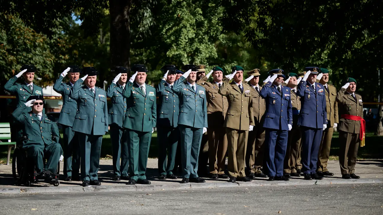 Acto conmemorativo de los patronos de la Policía Nacional, los Santos Ángeles Custodios. PABLO LASAOSA
