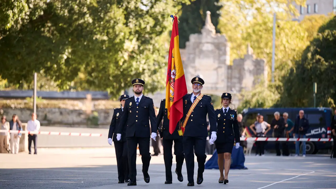 Acto conmemorativo de los patronos de la Policía Nacional, los Santos Ángeles Custodios. PABLO LASAOSA