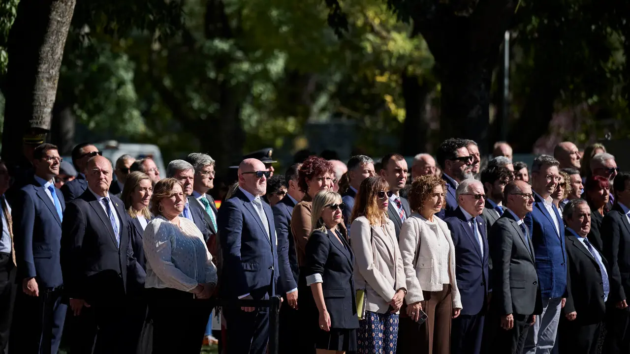 Acto conmemorativo de los patronos de la Policía Nacional, los Santos Ángeles Custodios. PABLO LASAOSA