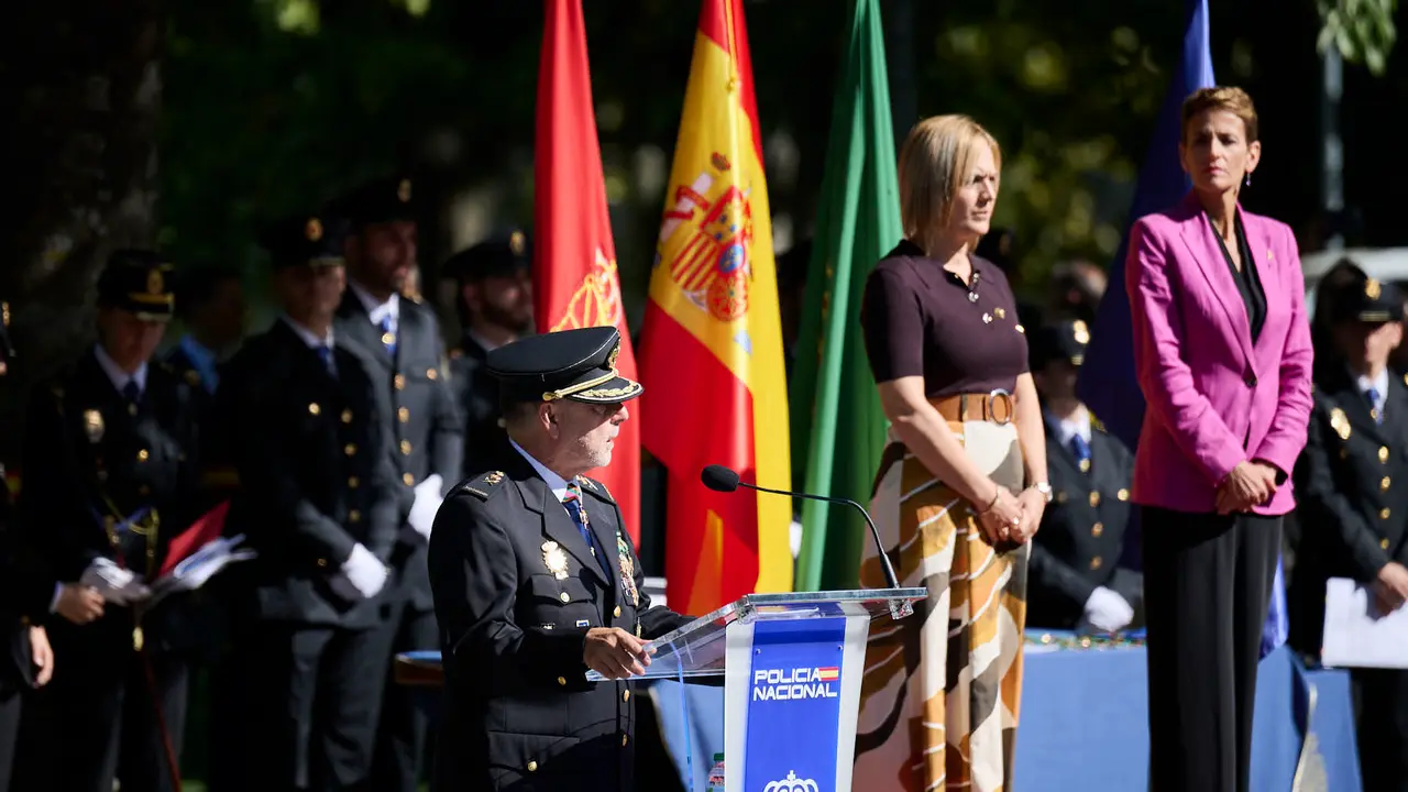 Acto conmemorativo de los patronos de la Policía Nacional, los Santos Ángeles Custodios. PABLO LASAOSA