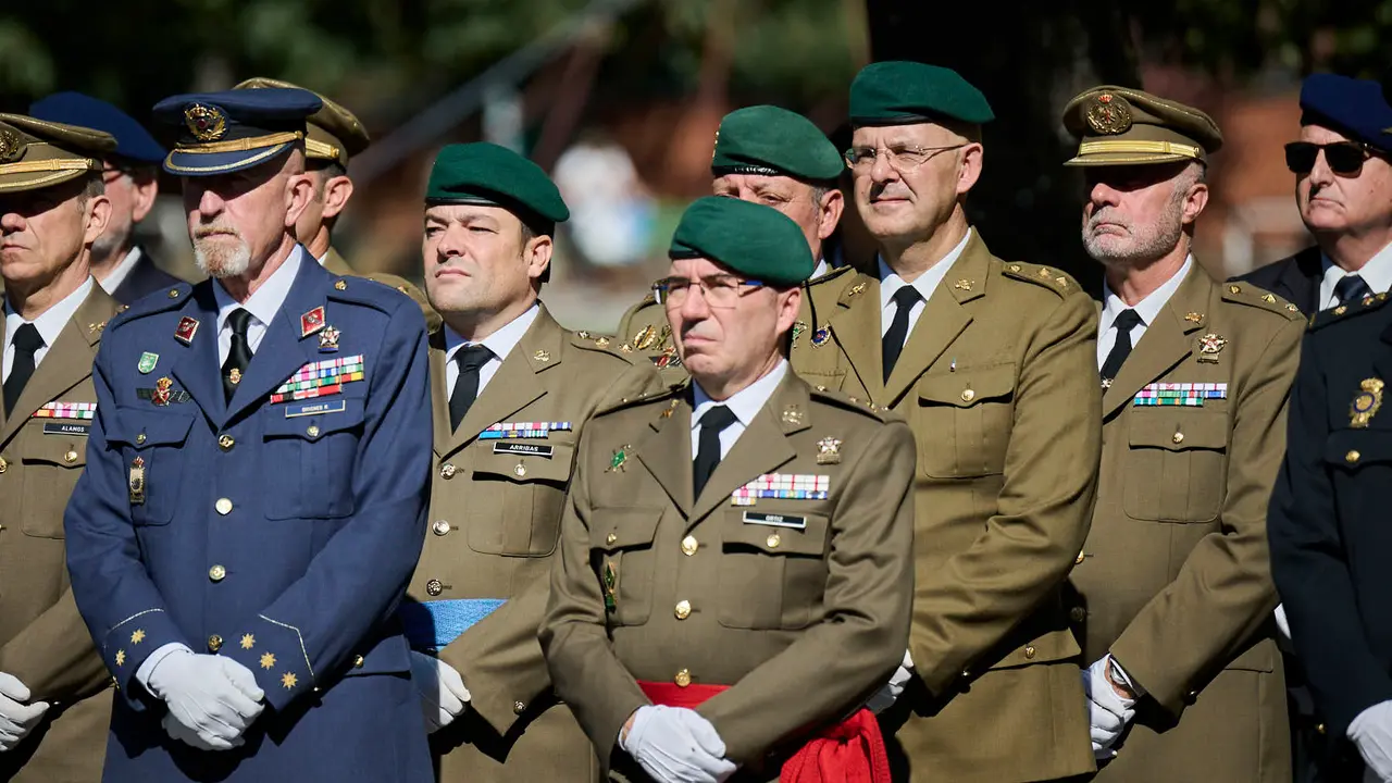 Acto conmemorativo de los patronos de la Policía Nacional, los Santos Ángeles Custodios. PABLO LASAOSA