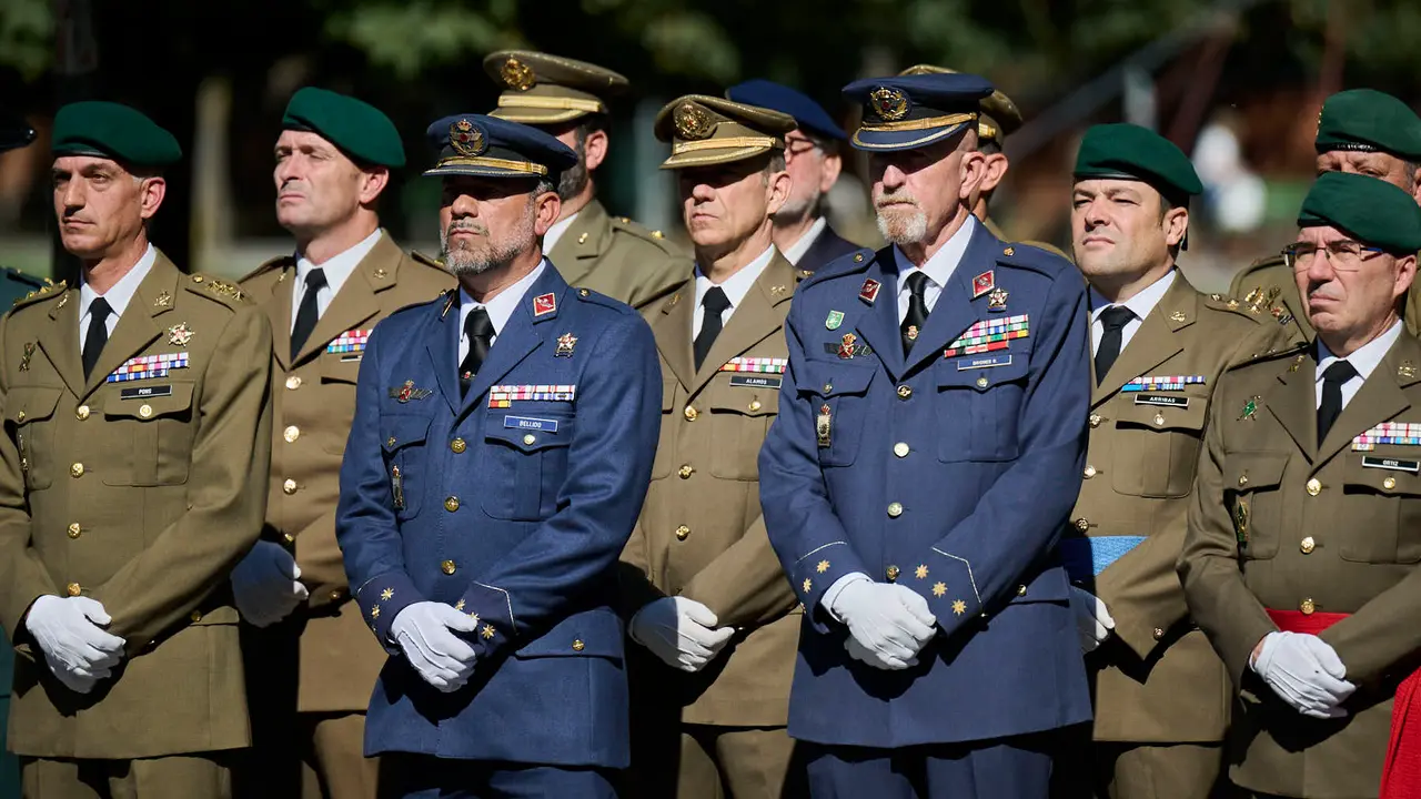 Acto conmemorativo de los patronos de la Policía Nacional, los Santos Ángeles Custodios. PABLO LASAOSA