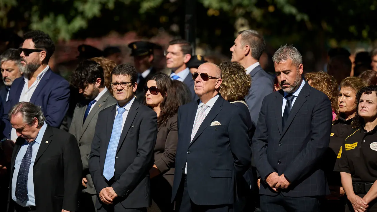 Acto conmemorativo de los patronos de la Policía Nacional, los Santos Ángeles Custodios. PABLO LASAOSA
