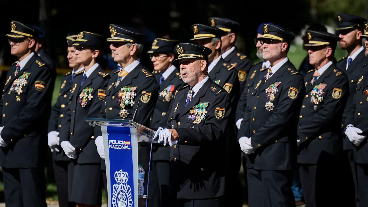 Acto conmemorativo de los patronos de la Policía Nacional, los Santos Ángeles Custodios. PABLO LASAOSA