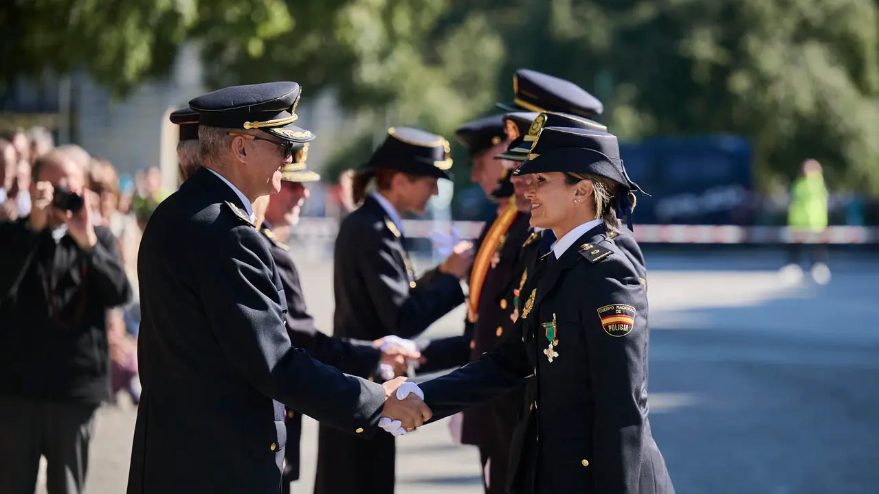 Acto conmemorativo de los patronos de la Policía Nacional, los Santos Ángeles Custodios. PABLO LASAOSA