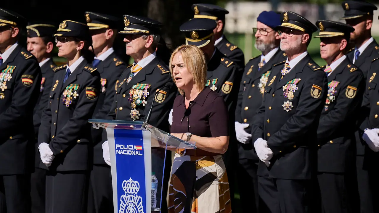 Acto conmemorativo de los patronos de la Policía Nacional, los Santos Ángeles Custodios. PABLO LASAOSA