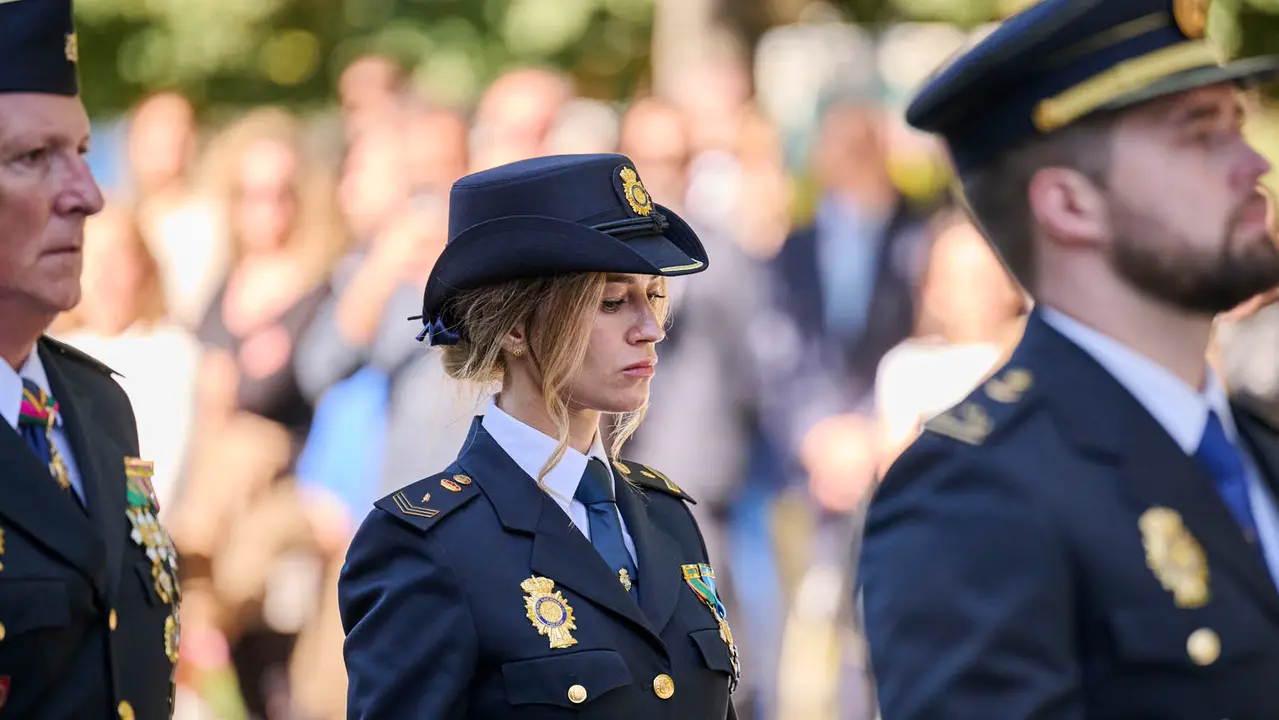 Acto conmemorativo de los patronos de la Policía Nacional, los Santos Ángeles Custodios. PABLO LASAOSA
