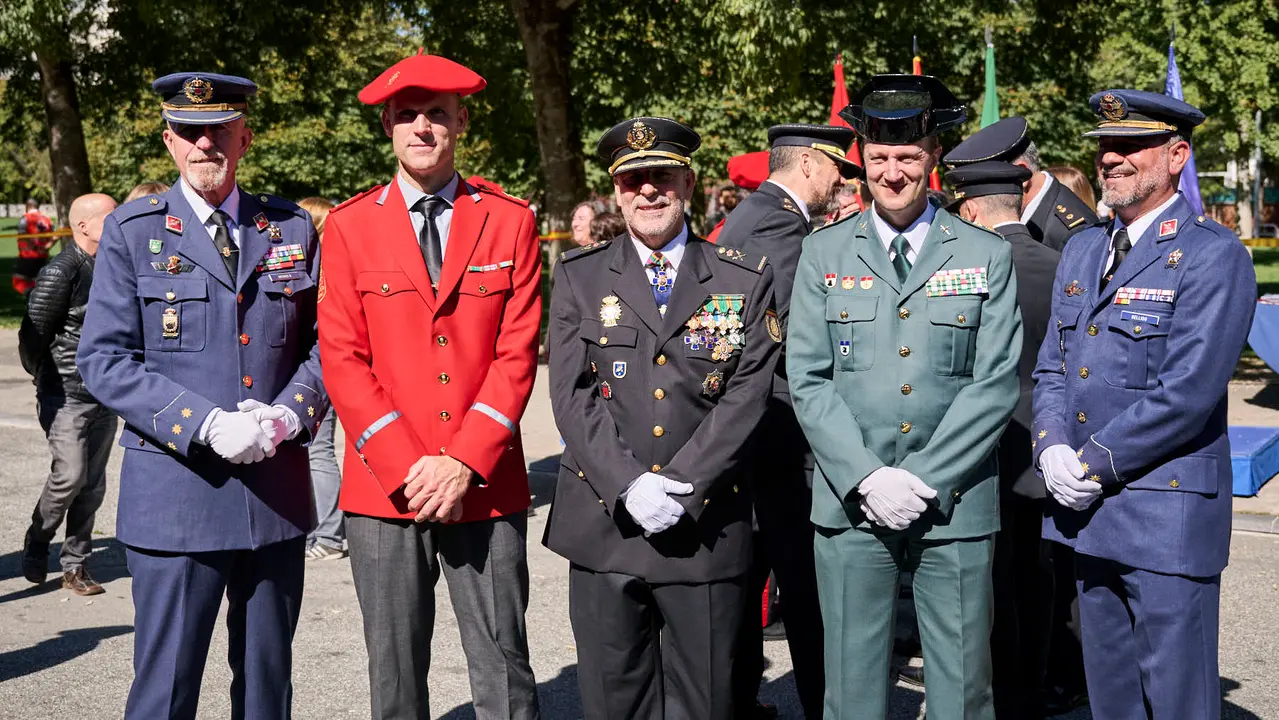 Acto conmemorativo de los patronos de la Policía Nacional, los Santos Ángeles Custodios. PABLO LASAOSA