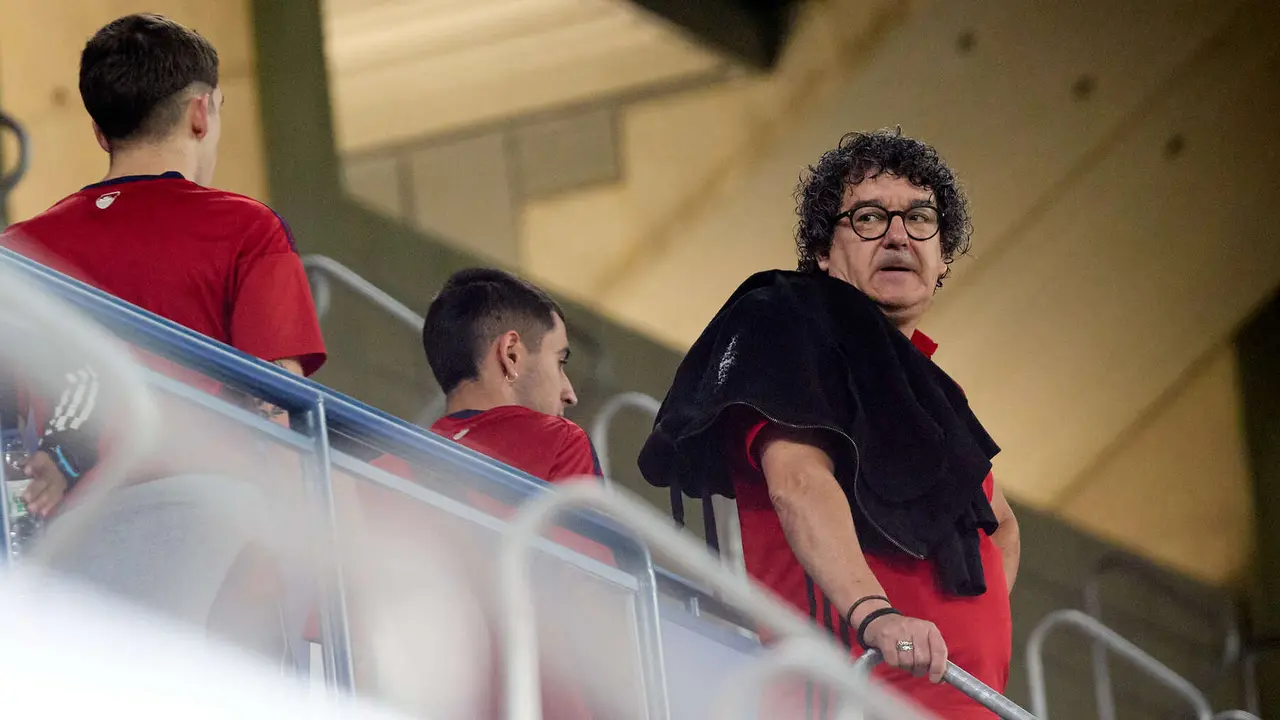 La grada del estadio de El Sadar durante el partido de La Liga EA Sports entre CA Osasuna y Getafe CF disputado en Pamplona. IÑIGO ALZUGARAY