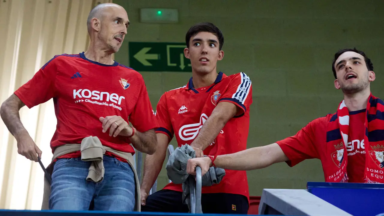 La grada del estadio de El Sadar durante el partido de La Liga EA Sports entre CA Osasuna y Getafe CF disputado en Pamplona. IÑIGO ALZUGARAY