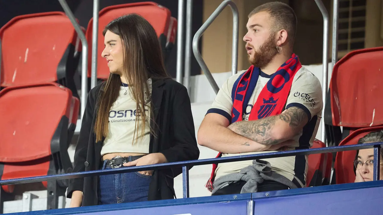 La grada del estadio de El Sadar durante el partido de La Liga EA Sports entre CA Osasuna y Getafe CF disputado en Pamplona. IÑIGO ALZUGARAY